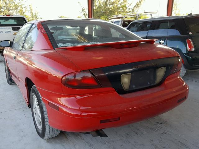 1G2JB1240X7580280 - 1999 PONTIAC SUNFIRE SE RED photo 3