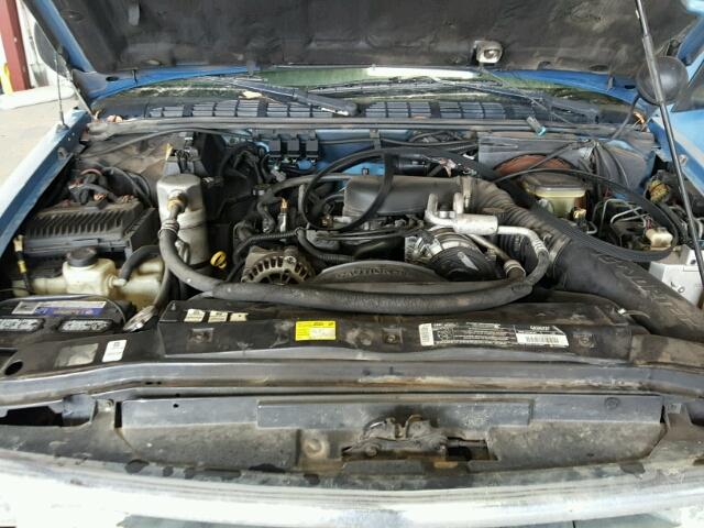 1GNDT13W5T2129804 - 1996 CHEVROLET BLAZER BLUE photo 7