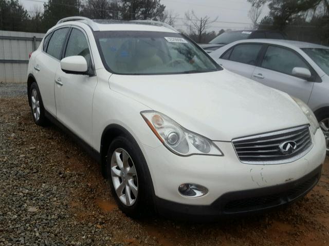JN1AJ0HP3AM700207 - 2010 INFINITI EX35 BASE WHITE photo 1