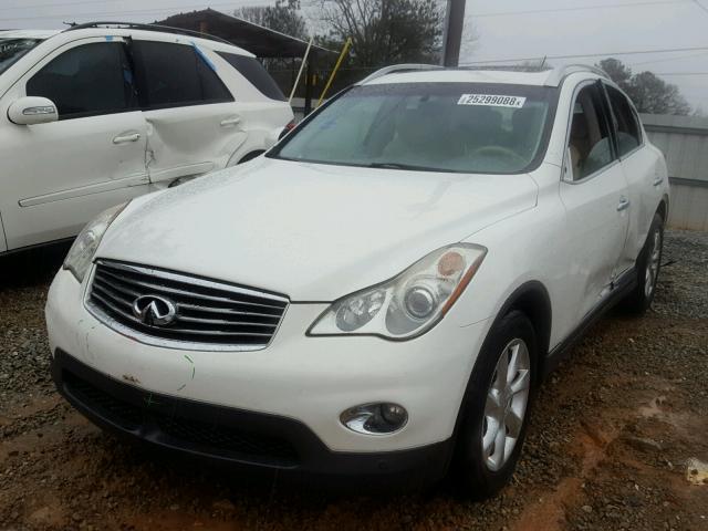 JN1AJ0HP3AM700207 - 2010 INFINITI EX35 BASE WHITE photo 2