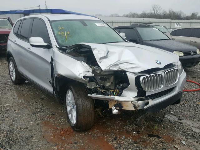 5UXWX9C58D0A20313 - 2013 BMW X3 XDRIVE2 SILVER photo 1