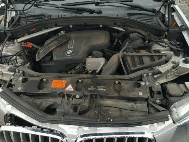 5UXWX9C58D0A20313 - 2013 BMW X3 XDRIVE2 SILVER photo 7