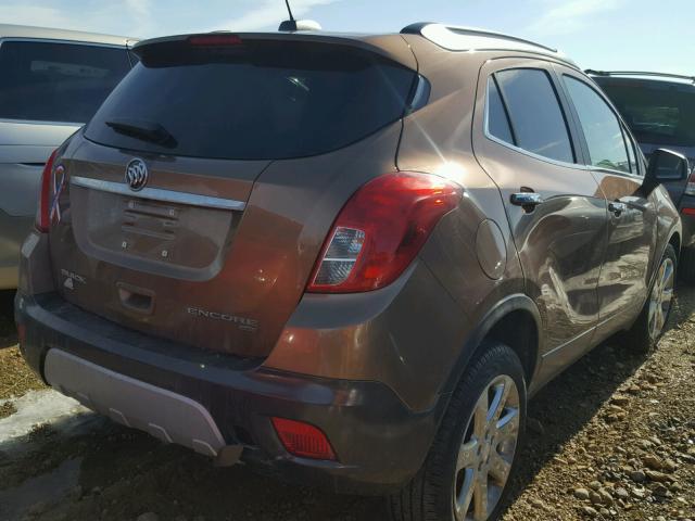 KL4CJFSB9GB554111 - 2016 BUICK ENCORE CON BROWN photo 4