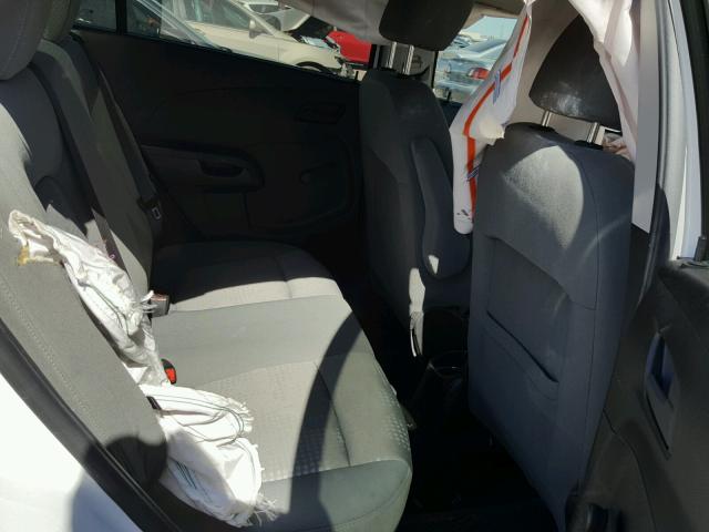 1G1JA5SH8G4105897 - 2016 CHEVROLET SONIC LS Ağ foto 6