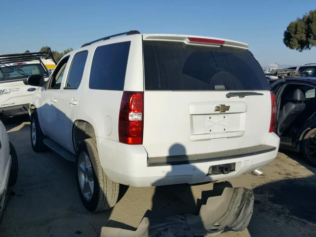 1GNEK13087R155667 - 2007 CHEVROLET TAHOE K150 WHITE photo 3