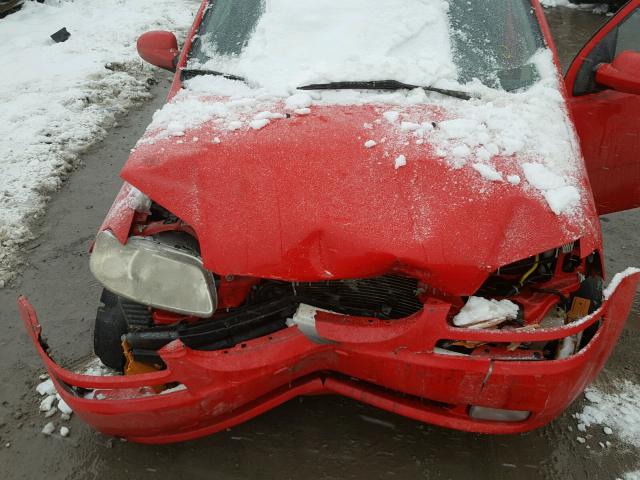 KL1TG56696B616902 - 2006 CHEVROLET AVEO LT RED photo 7