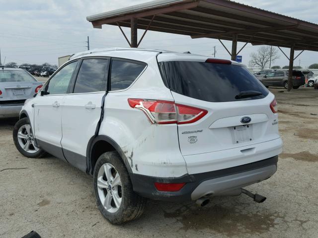 1FMCU0GX6EUB08008 - 2014 FORD ESCAPE SE WHITE photo 3