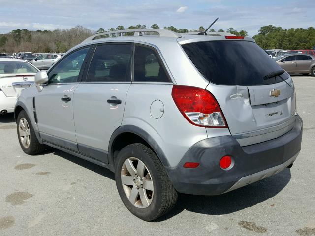 3GNAL2EKXCS563983 - 2012 CHEVROLET CAPTIVA SP SILVER photo 3