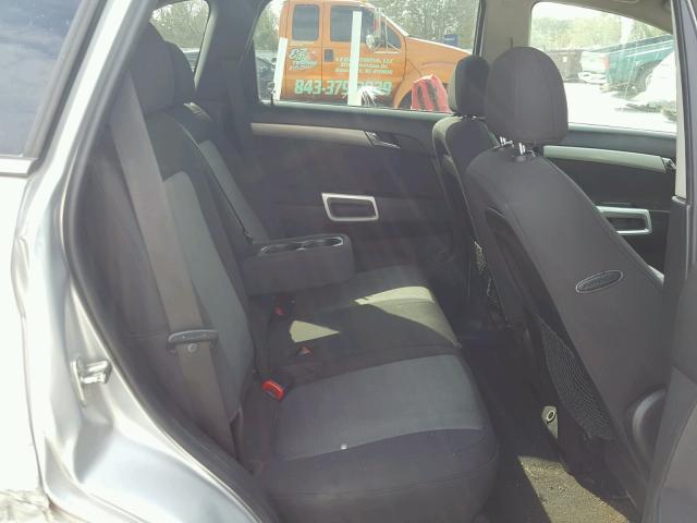 3GNAL2EKXCS563983 - 2012 CHEVROLET CAPTIVA SP SILVER photo 6