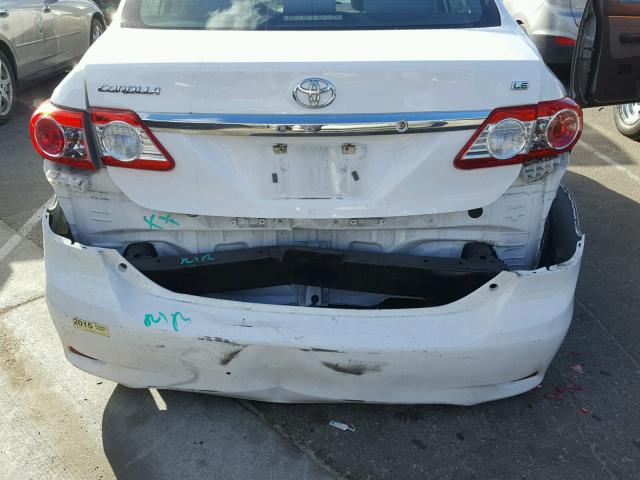 5YFBU4EE4CP072760 - 2012 TOYOTA COROLLA BA WHITE photo 9