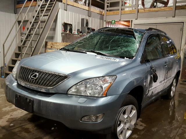 2T2HA31UX6C092490 - 2006 LEXUS RX 330 BLUE photo 2