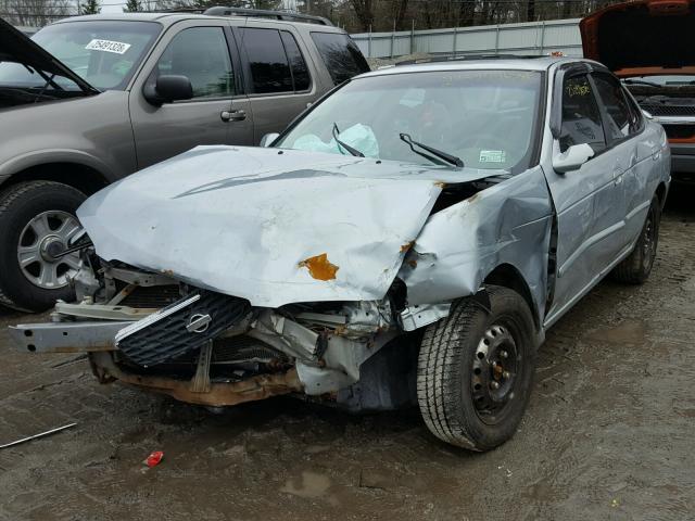 3N1CB51D62L677312 - 2002 NISSAN SENTRA XE SILVER photo 2