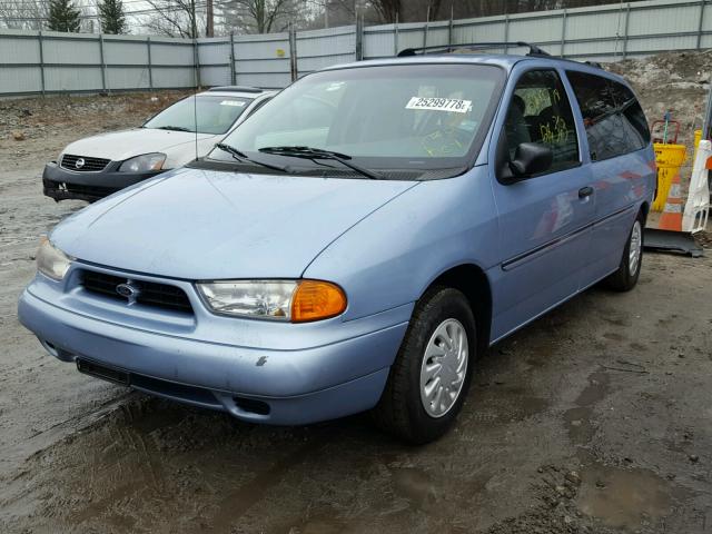 2FMZA514XWBE17356 - 1998 FORD WINDSTAR W BLUE photo 2