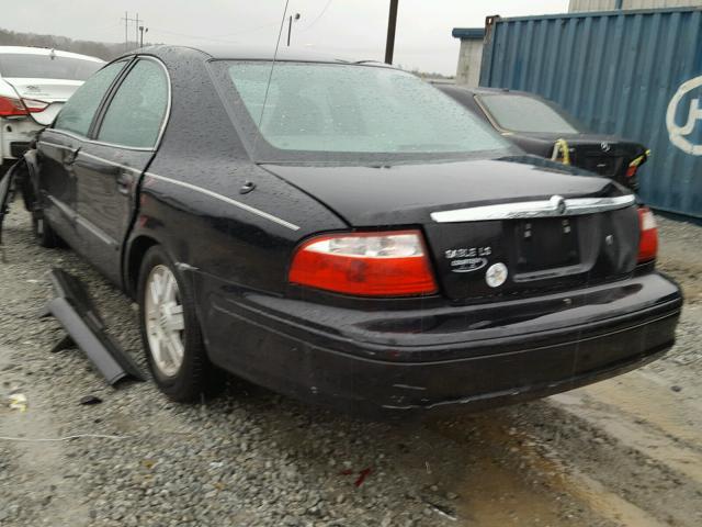 1MEFM55S44A619916 - 2004 MERCURY SABLE LS P BLACK photo 3