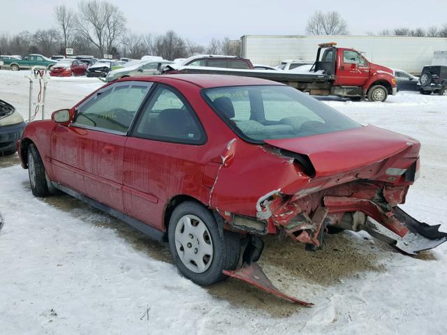 1HGEJ8243YL025584 - 2000 HONDA CIVIC EX RED photo 3