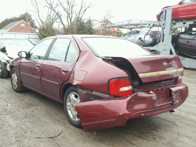 1N4DL01A71C183435 - 2001 NISSAN ALTIMA GXE BURGUNDY photo 3