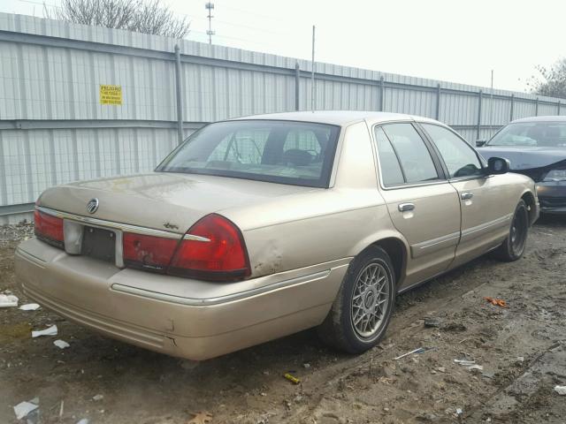 2MEFM74W3YX683359 - 2000 MERCURY GRAND MARQ BEIGE photo 4