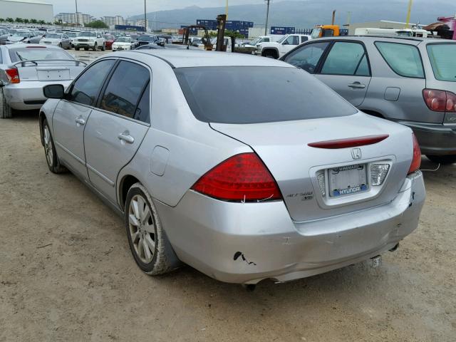 1HGCM66356A033991 - 2006 HONDA ACCORD LX SILVER photo 3