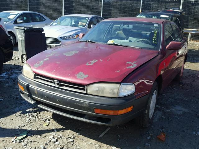 4T1SK12E5NU085897 - 1992 TOYOTA CAMRY LE BURGUNDY photo 2