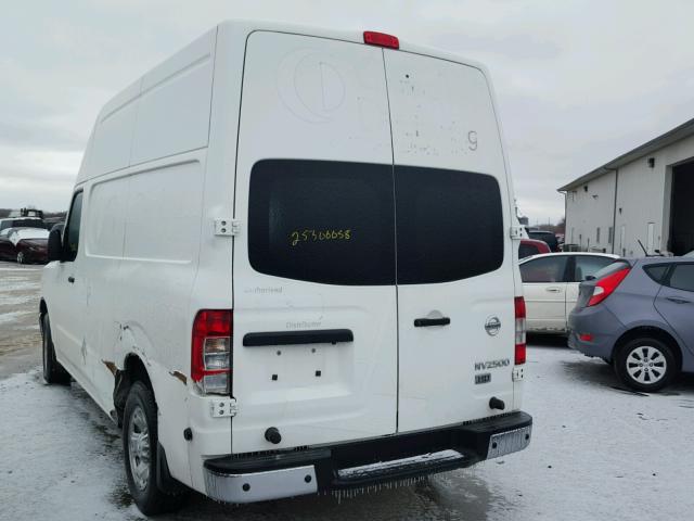 1N6BF0LY3DN111270 - 2013 NISSAN NV 2500 WHITE photo 3