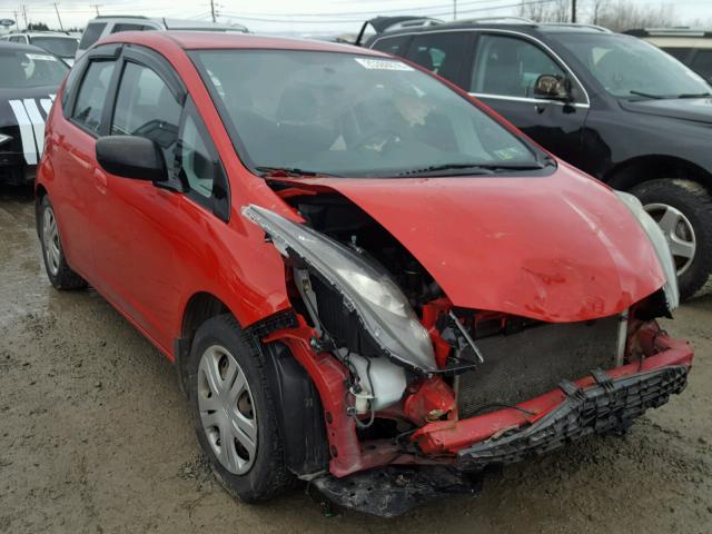 JHMGE8G21AC027812 - 2010 HONDA FIT RED photo 1