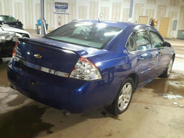 2G1WU581069217855 - 2006 CHEVROLET IMPALA LTZ BLUE photo 4