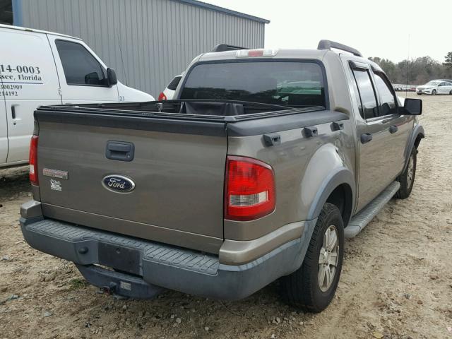 1FMEU31K17UA00907 - 2007 FORD EXPLORER S BROWN photo 4