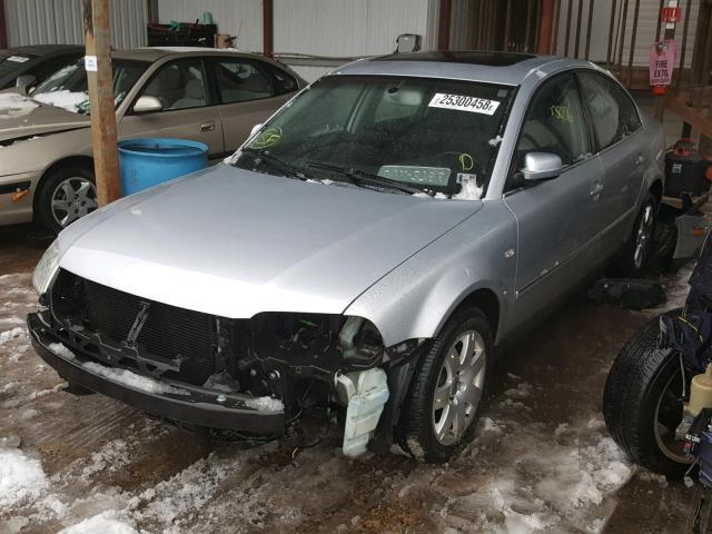 WVWRH63B93P455778 - 2003 VOLKSWAGEN PASSAT GLX SILVER photo 2