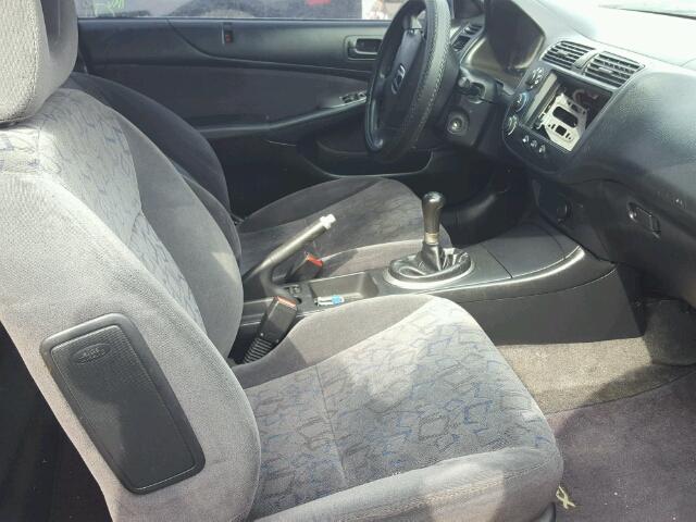 1HGEM21082L103657 - 2002 HONDA CIVIC EX Gümüş foto 5