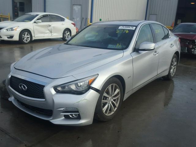 JN1EV7AP4GM302134 - 2016 INFINITI Q50 PREMIU SILVER photo 2