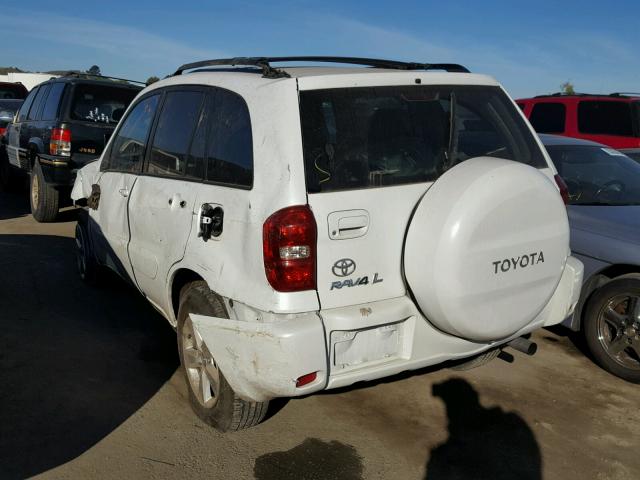 JTEGD20V950066298 - 2005 TOYOTA RAV4 WHITE photo 3