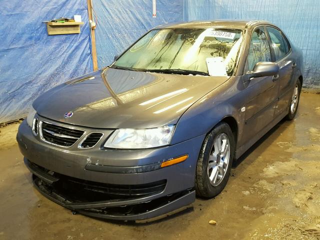 YS3FD49Y561030704 - 2006 SAAB 9-3 BASE GRAY photo 2