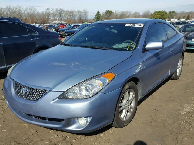 4T1CE38P86U591919 - 2006 TOYOTA CAMRY SOLA BLUE photo 2