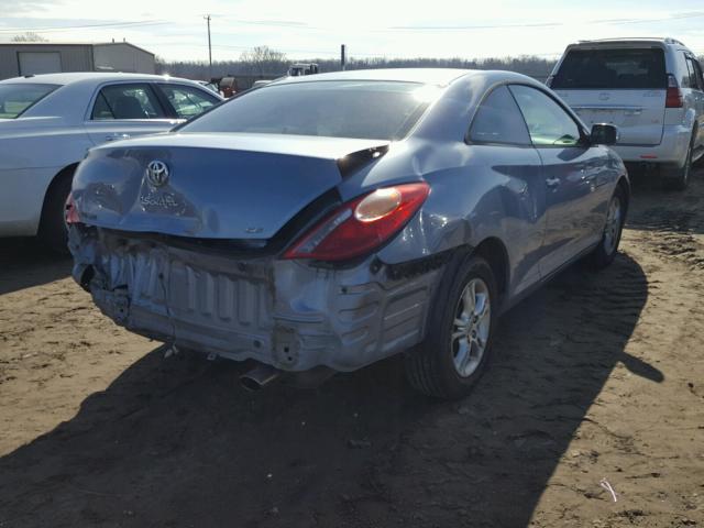 4T1CE38P86U591919 - 2006 TOYOTA CAMRY SOLA BLUE photo 4