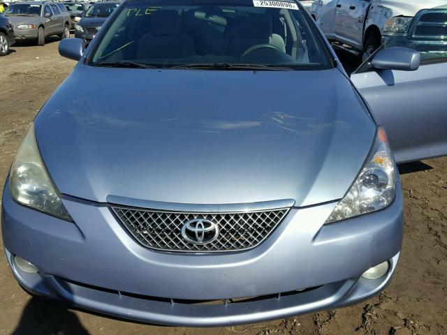 4T1CE38P86U591919 - 2006 TOYOTA CAMRY SOLA BLUE photo 7