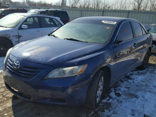 4T1BE46K48U209929 - 2008 TOYOTA CAMRY CE BLUE photo 2