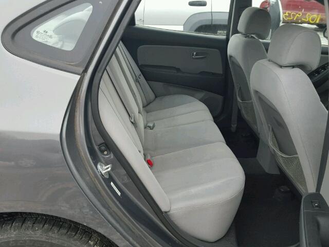 KMHDU46D78U359613 - 2008 HYUNDAI ELANTRA GL GRAY photo 6