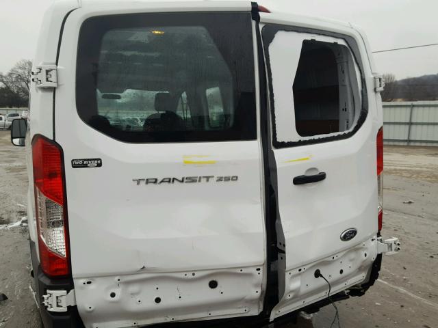 1FTNR1ZM0FKB03231 - 2015 FORD TRANSIT T- WHITE photo 9