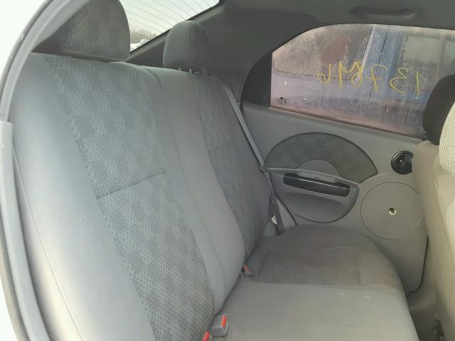 KL1TD52675B470481 - 2005 CHEVROLET AVEO BASE Ağ foto 6