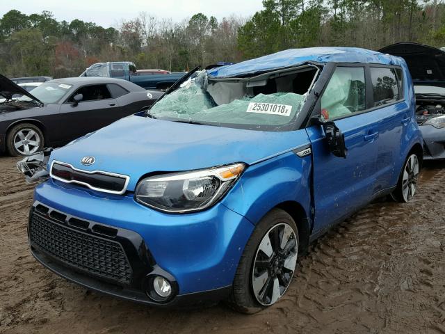 KNDJP3A5XG7408681 - 2016 KIA SOUL + BLUE photo 2