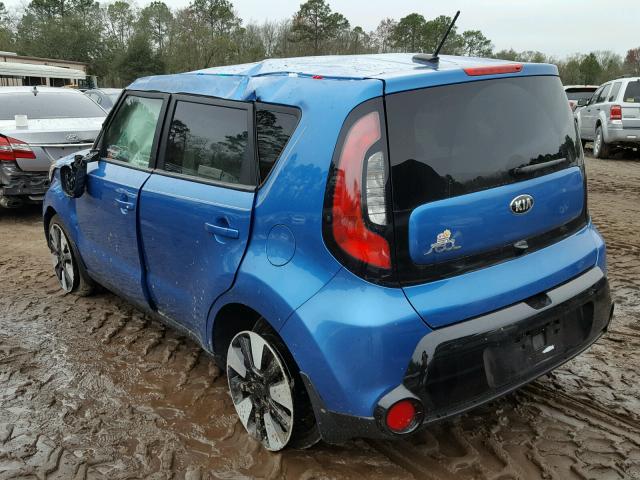 KNDJP3A5XG7408681 - 2016 KIA SOUL + BLUE photo 3