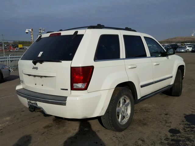 1J8HR58297C590597 - 2007 JEEP GRAND CHER WHITE photo 4