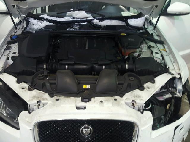 SAJWA0E74D8S68426 - 2013 JAGUAR XF WHITE photo 7