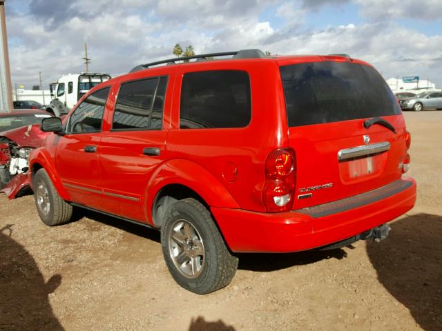 1D4HB58N84F241613 - 2004 DODGE DURANGO LI RED photo 3