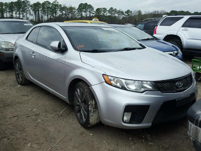 KNAFW6A34C5604692 - 2012 KIA FORTE SX SILVER photo 1