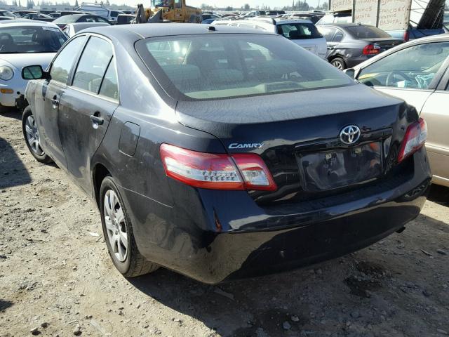 JTNBF3EK5A3002924 - 2010 TOYOTA CAMRY BASE BLACK photo 3