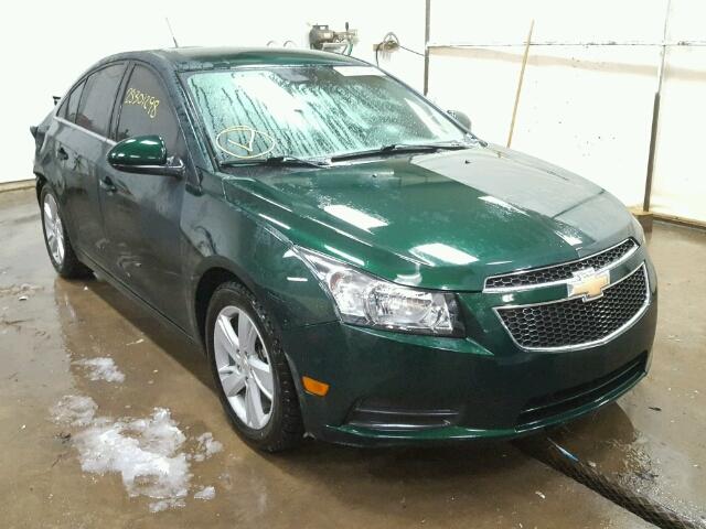 1G1P75SZ4E7414781 - 2014 CHEVROLET CRUZE GREEN photo 1