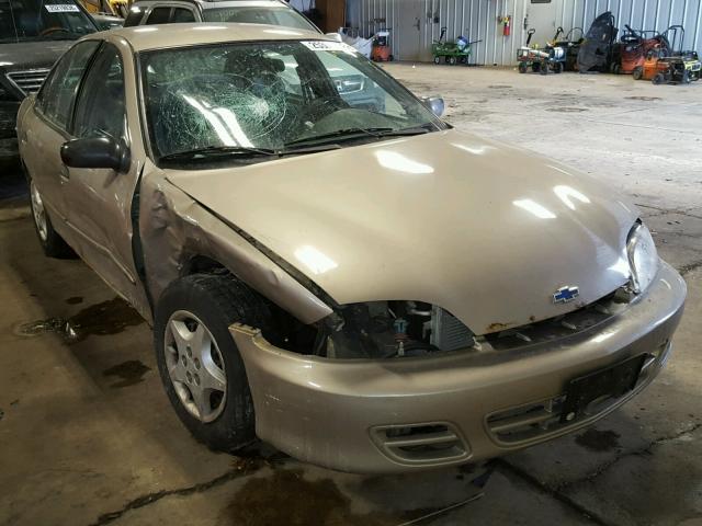 1G1JC524217132039 - 2001 CHEVROLET CAVALIER B TAN photo 1