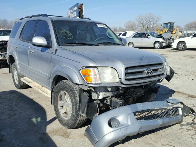 5TDBT48A92S072769 - 2002 TOYOTA SEQUOIA LI SILVER photo 1