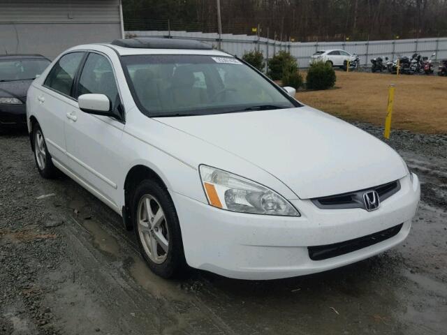 1HGCM56824A107550 - 2004 HONDA ACCORD EX WHITE photo 1